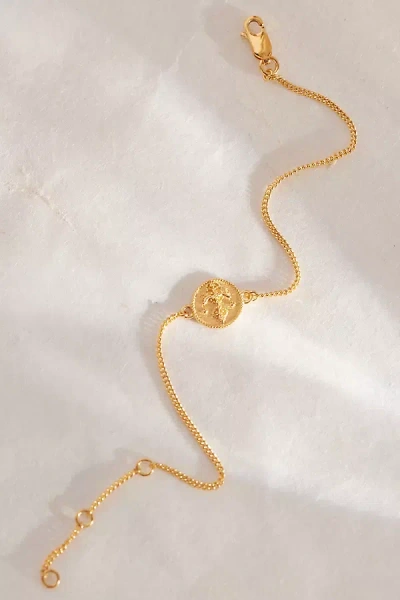 Rachel Jackson Gold-plated Zodiac Mini Art Coin Bracelet