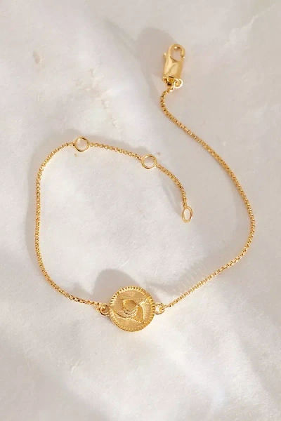 Rachel Jackson Gold-plated Zodiac Mini Art Coin Bracelet