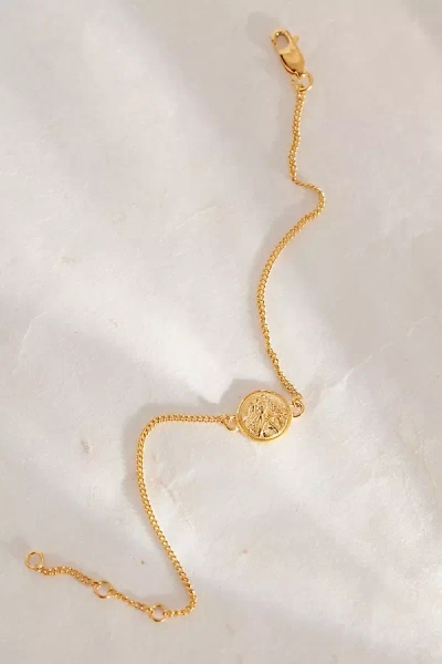 Rachel Jackson Gold-plated Zodiac Mini Art Coin Bracelet