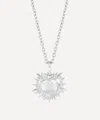 Rachel Jackson Sterling Silver Electric Love April Birthstone Necklace