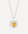 Rachel Jackson Sterling Silver Electric Love November Birthstone Necklace