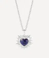 Rachel Jackson Sterling Silver Electric Love September Birthstone Necklace