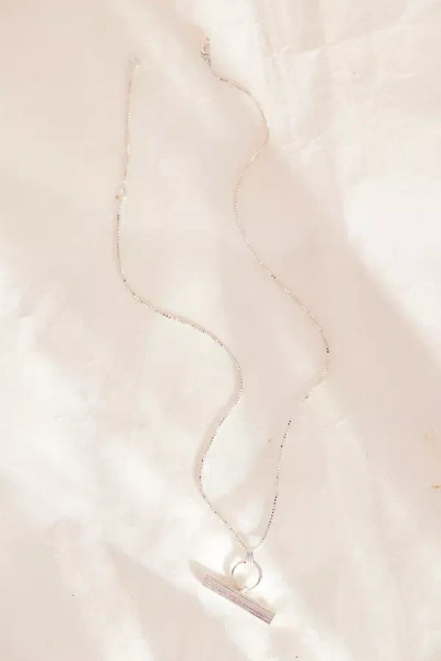 Rachel Jackson T-bar Necklace In Metallic