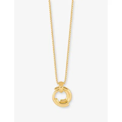 Rachel Jackson Womens Mini Evolve 18ct Yellow Gold-plated 925 Sterling-silver Necklace