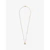 Rachel Jackson Womens Mini T-bar 22ct Yellow-gold Plated Sterling-silver Necklace In Gold