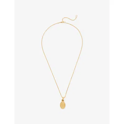 Rachel Jackson Womens  You Are My Sunshine18ct Gold-plated Sterling-silver Pendant Necklace