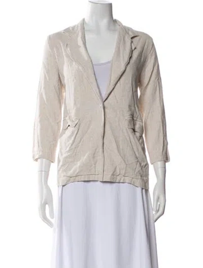 Pre-owned Rachel Pally Blazer In Neutral