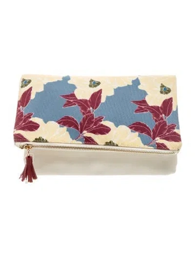 Pre-owned Rachel Pally Canvas Clutch In Blue
