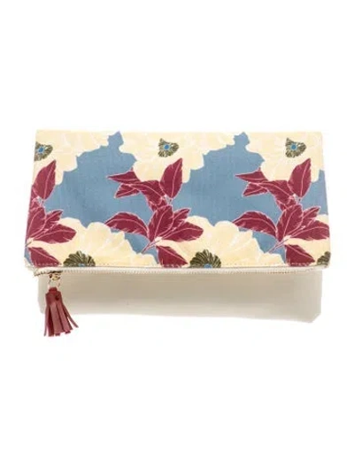 Pre-owned Rachel Pally Canvas Clutch In Blue
