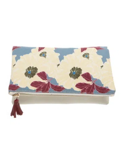 Pre-owned Rachel Pally Canvas Clutch In Blue