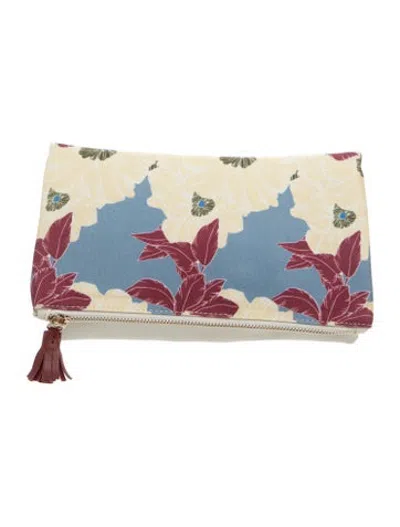 Pre-owned Rachel Pally Canvas Clutch In Blue