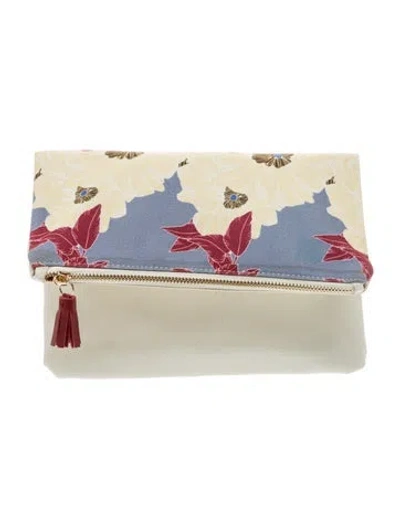 Pre-owned Rachel Pally Canvas Clutch In Neutral