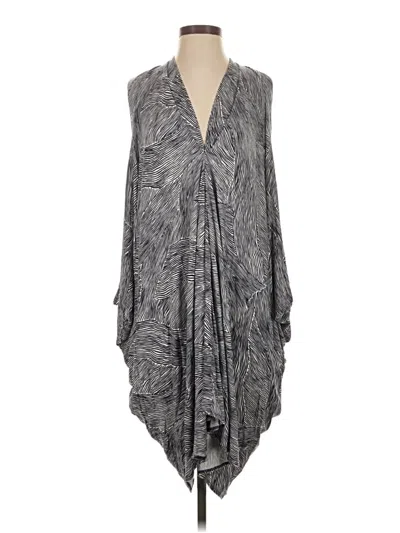Pre-owned Rachel Pally Cardigan Sweater In Gray