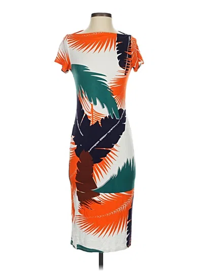 Pre-owned Rachel Pally Casual Dress In Orange