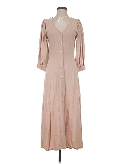 Pre-owned Rachel Pally Casual Dress In Tan