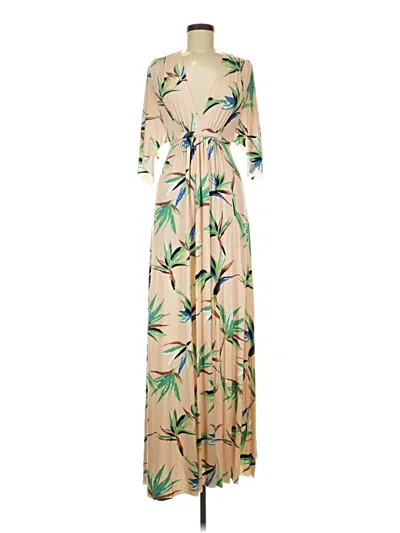 Pre-owned Rachel Pally Casual Dress In Tan