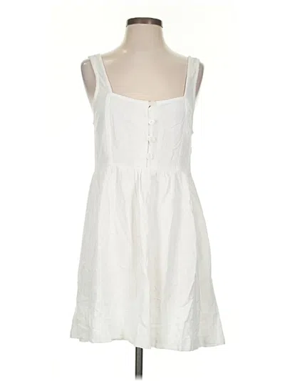 Pre-owned Rachel Pally Casual Dress In White