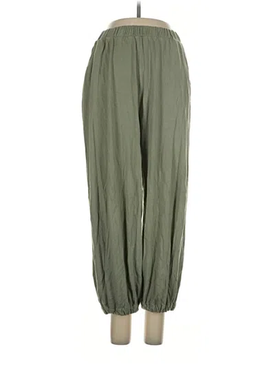 Pre-owned Rachel Pally Casual Pants In Green