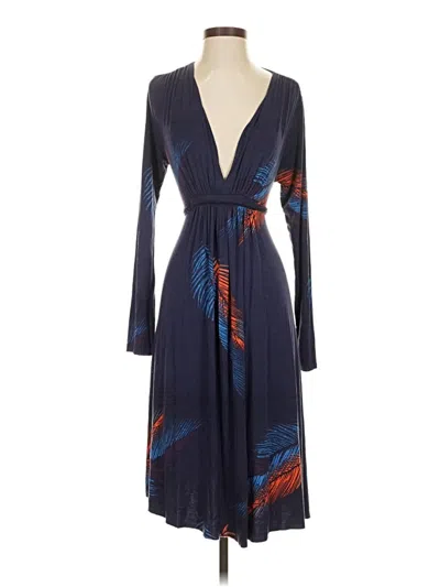 Pre-owned Rachel Pally Cocktail Dress In Blue