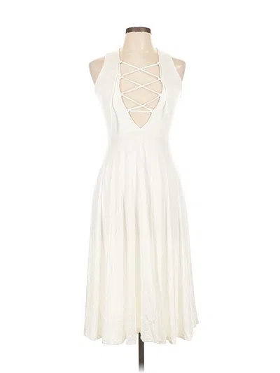 Pre-owned Rachel Pally Cocktail Dress In White