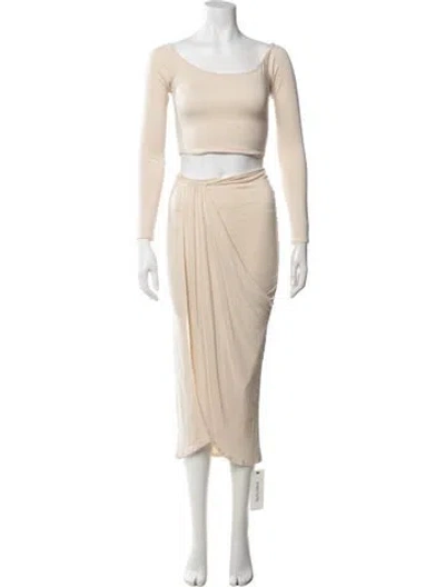 Pre-owned Rachel Pally Dress Set In Neutral