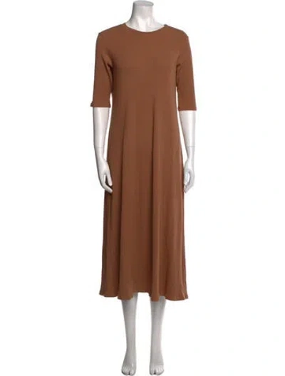 Pre-owned Rachel Pally Hemp Long Dress W/ Tags In Brown