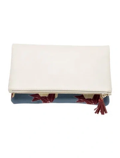 Pre-owned Rachel Pally Leather Clutch In White