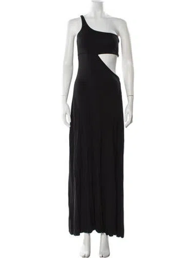 Pre-owned Rachel Pally One-shoulder Long Dress W/ Tags In Gray
