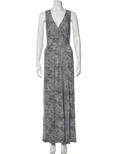Pre-owned Rachel Pally Printed Long Dress