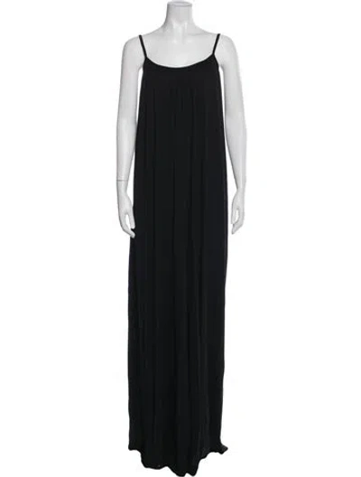 Pre-owned Rachel Pally Scoop Neck Long Dress In Blue