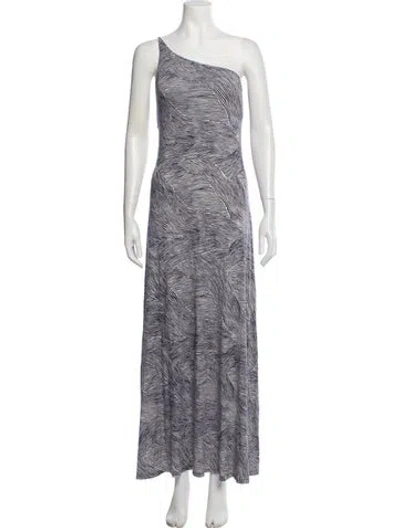Pre-owned Rachel Pally Striped Long Dress In Blue/neutrals