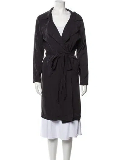 Pre-owned Rachel Pally Trench Coat In Gray
