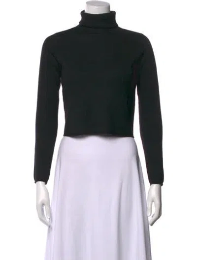 Pre-owned Rachel Pally Turtleneck Sweater In Black
