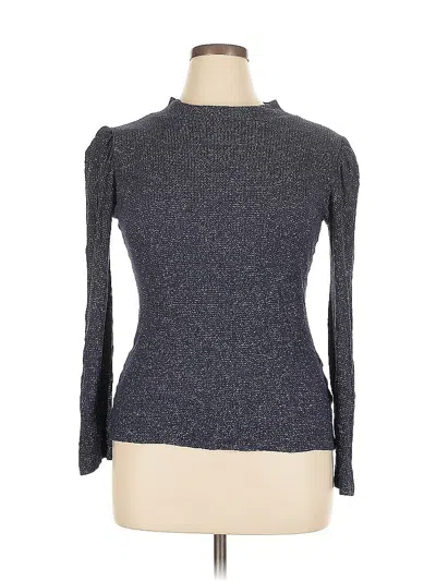 Pre-owned Rachel Pally Turtleneck Sweater In Gray