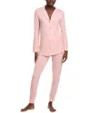 Rachel Parcell 2pc Jersey Pajama Set In Pink