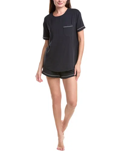 Rachel Parcell 2pc Pajama Set In Black