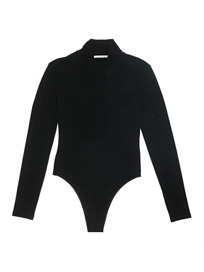 Pre-owned Rachel Parcell Bodysuit In Black