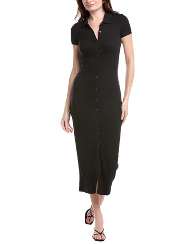 Rachel Parcell Button-down Maxi Dress In Black