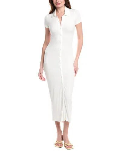 Rachel Parcell Button-down Maxi Dress In White