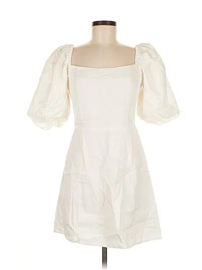 Pre-owned Rachel Parcell Casual Dress In White