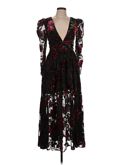Pre-owned Rachel Parcell Cocktail Dress In Black