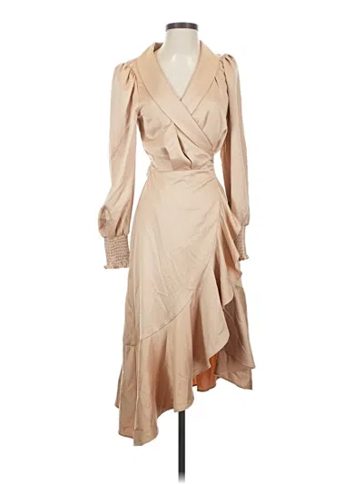 Pre-owned Rachel Parcell Cocktail Dress In Brown