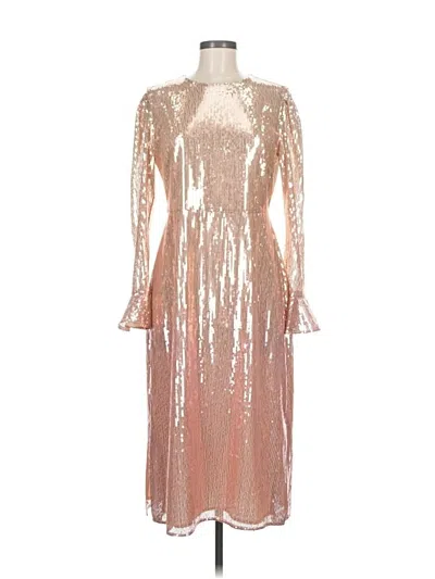 Pre-owned Rachel Parcell Cocktail Dress In Gold