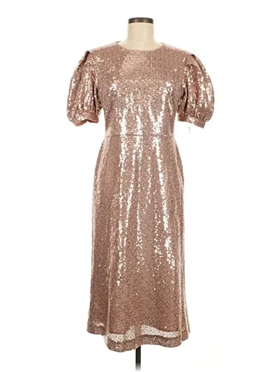 Pre-owned Rachel Parcell Cocktail Dress In Gold