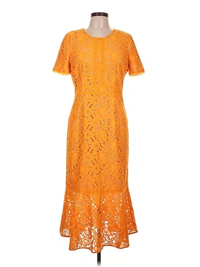 Pre-owned Rachel Parcell Cocktail Dress In Orange