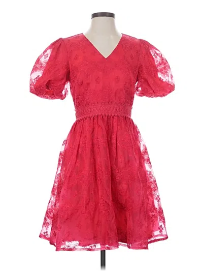 Pre-owned Rachel Parcell Cocktail Dress In Red