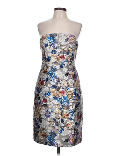 Pre-owned Rachel Parcell Cocktail Dress In Silver