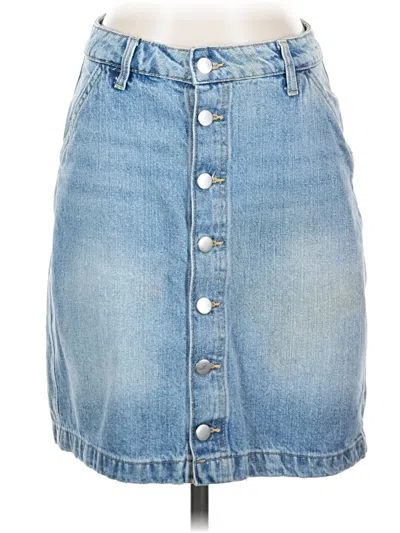 Pre-owned Rachel Parcell Denim Skirt In Blue
