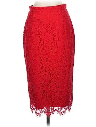 Pre-owned Rachel Parcell Formal Skirt In Red