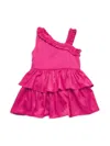 Rachel Parcell Little Girl's & Girl's Ruffle Dress In Berry
